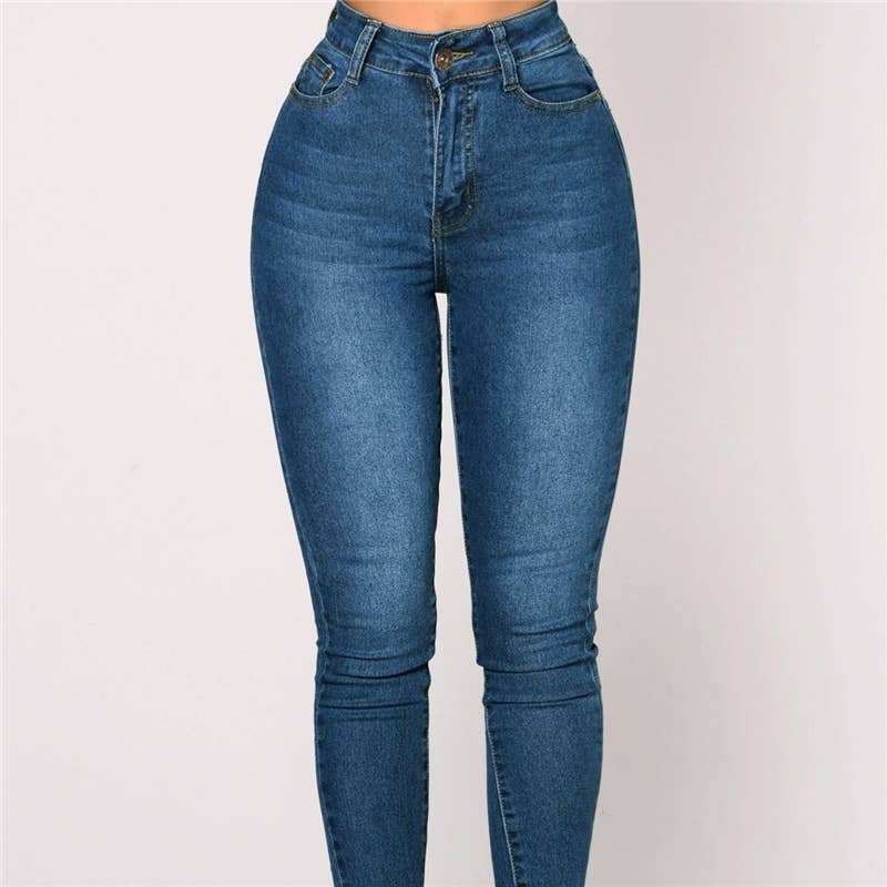 UZ Wholesale Store – Großhandel Jeans – Damen – Hochtaillierte, dehnbare, po-liftende Röhrenjeans2