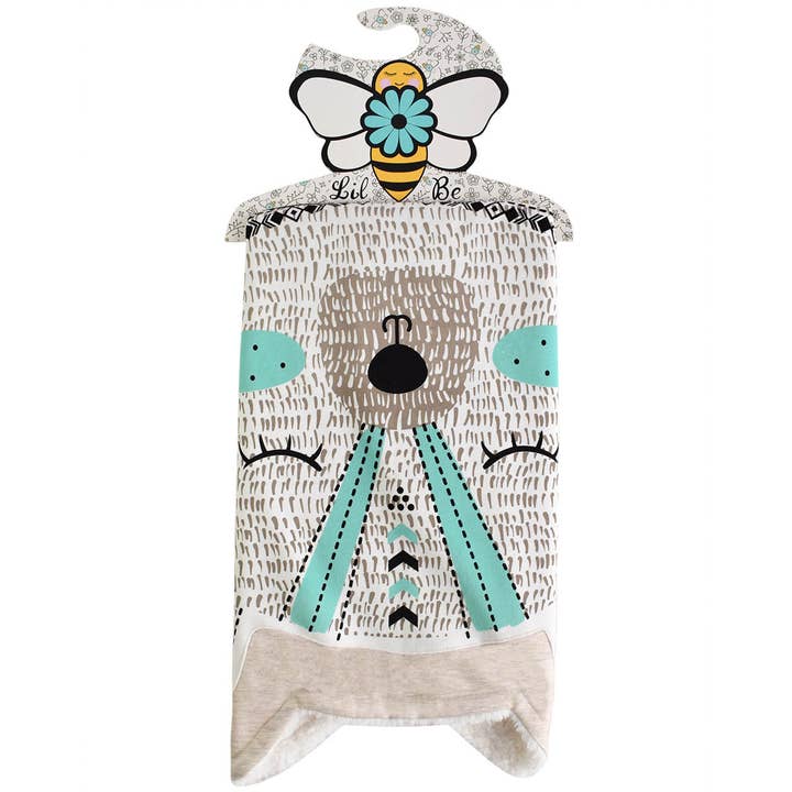 Lil Be - Wholesale Bedding Blanket - Kids & Baby - Character Berry the Bear Baby Blanket2