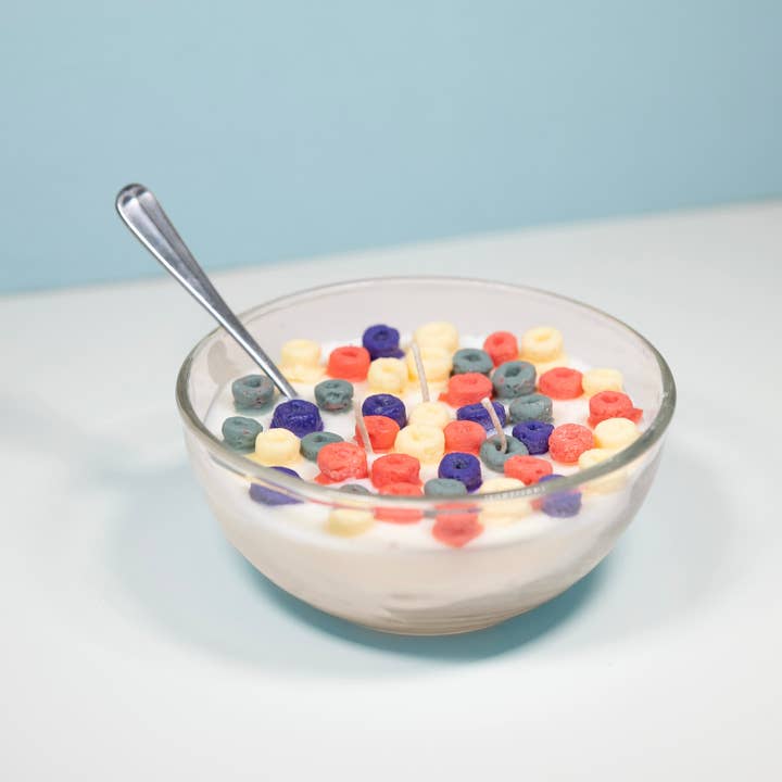 Loopy Fruits Candle 14 oz Soy Wax Candle - (Fruit Loops) for wholesale by Woods & Spice