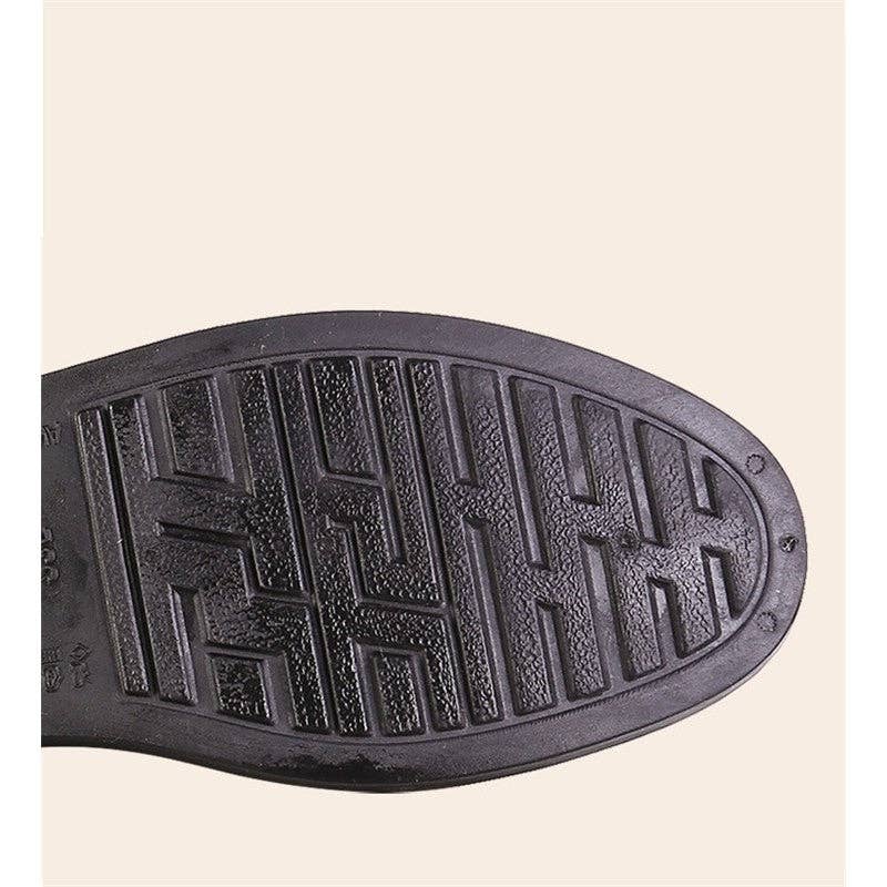 Mirazshoes WholeSale - Wholesale Rain Boots - Women's - Multicolor Solid Color Irregular High Rubber Rain Boots5