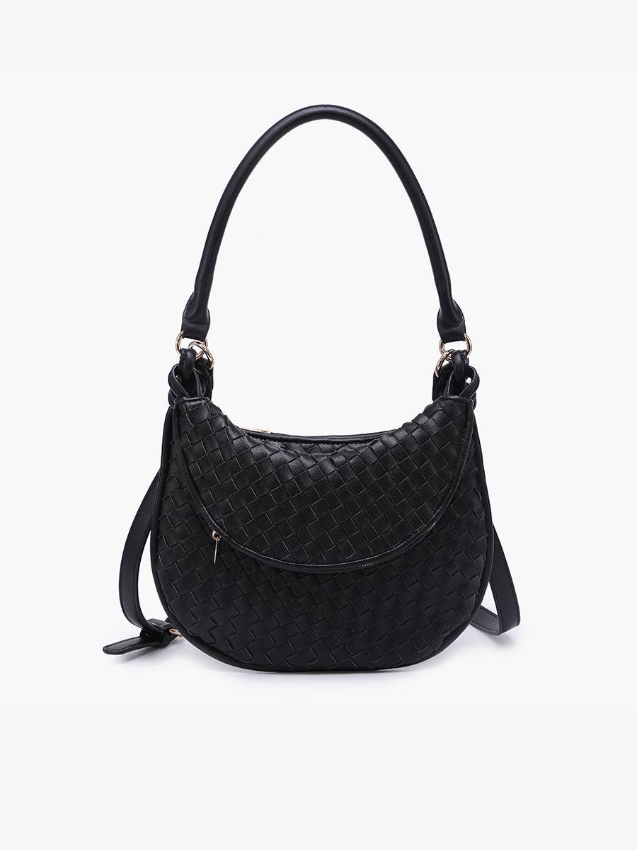 Jen & Co. – Großhandel Umhängetasche - Damen – M2686 Kaylor gewebte Umhängetasche mit Beutel0