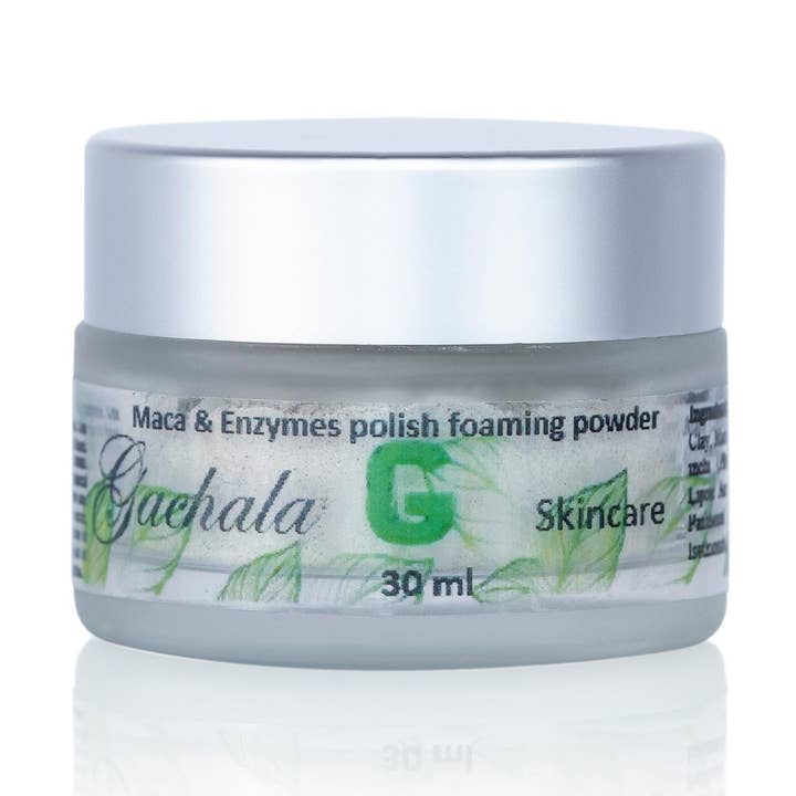 Poudre d'enzyme moussante exfoliante pour la vente par Gachala Skincare