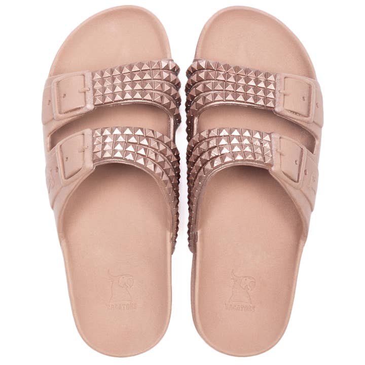 Cacatoès Flox Spike straps copper scented Sandals-Women for wholesale by Cacatoès