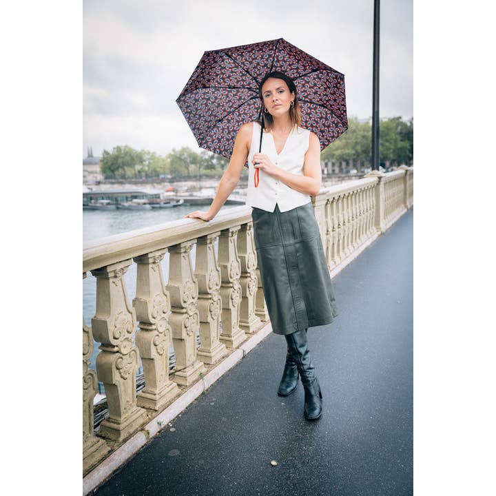 SMATI - Wholesale Umbrella - Women's - Small Multicolored Butterfly Automatic Umbrella3