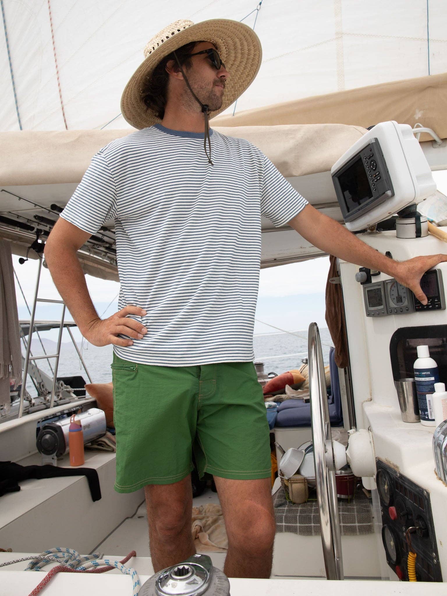 True Green Skiff Trunks for wholesale on Faire5