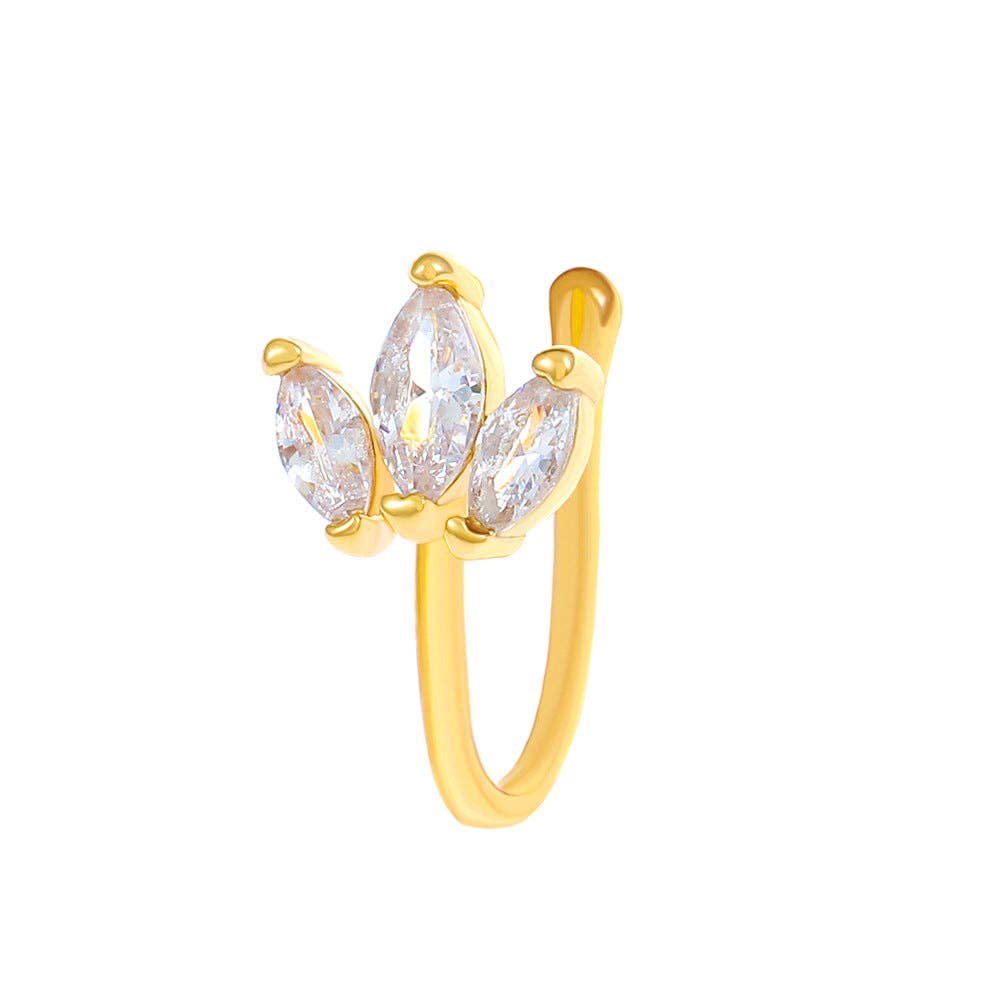 SALINA TRADING INC - Wholesale Neusring - U-vorm Ster Hart Kroon Niet-piercing Neusring9