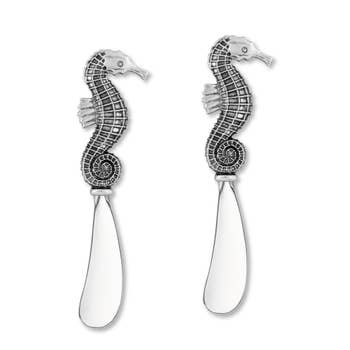 Pineapple Zinc Cheese Spreader Set Of 2 Faire Com
