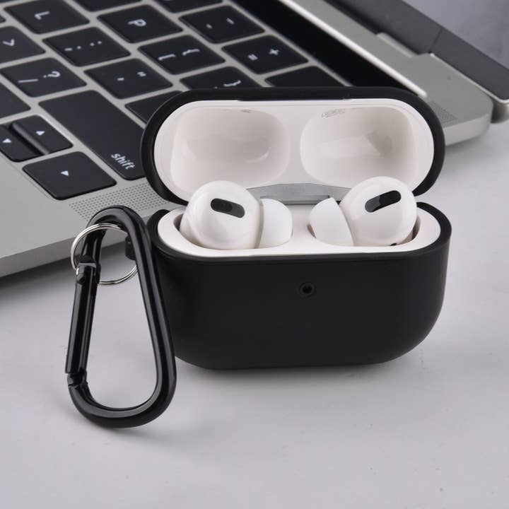 Worryfree Gadgets - Wholesale Earphone/Headphone Case - Unisex - Leather Case for Apple AirPod Pro with Keychain2