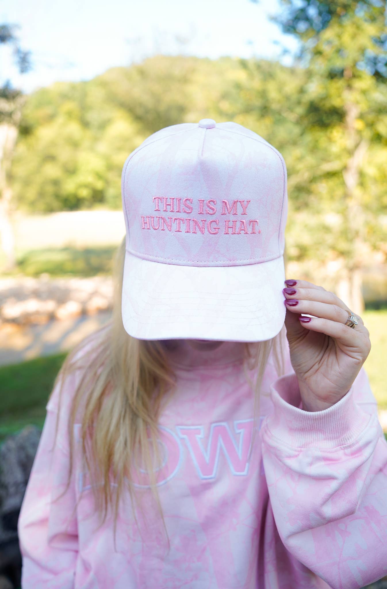 KENZKUSTOMZ - Vente Casquette de camionneur – femme - Ceci est mon chapeau de chasse. - Casquette camionneur camouflage5