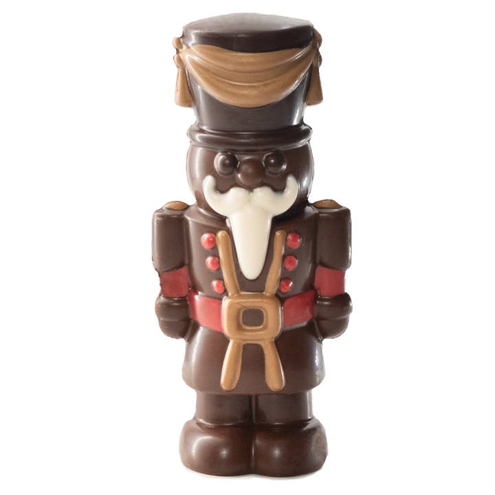 Melkchocolade kerstnotenkrakersoldaat 220g voor wholesale door The Belgian Chocolate Makers
