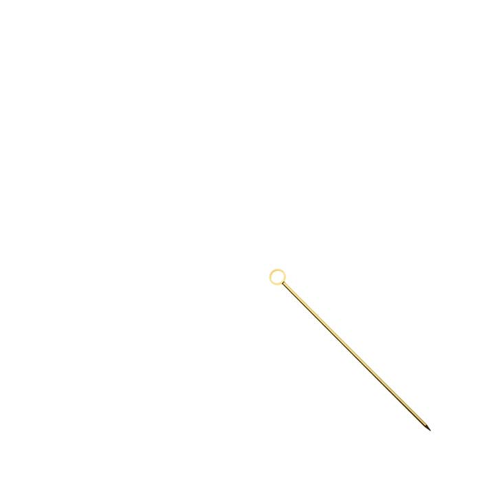 Barfly Mixology Gear & Mercer Culinary - Wholesale Cocktail Pick - Barfly Cocktail Picks, Circle, Gold Plated, Set 12