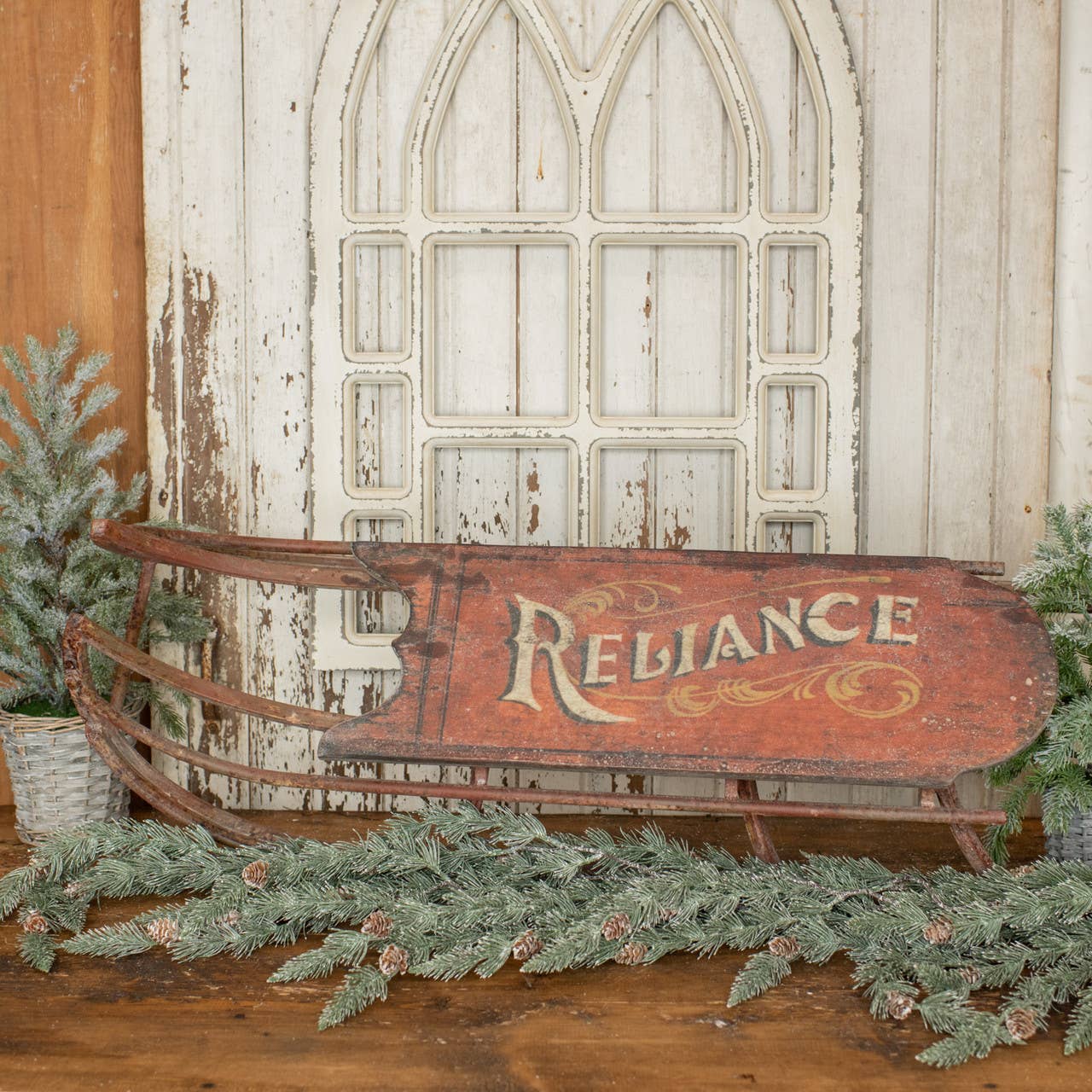 Ragon House – wholesale Christmas decoration – RED RELIANCE SLED1