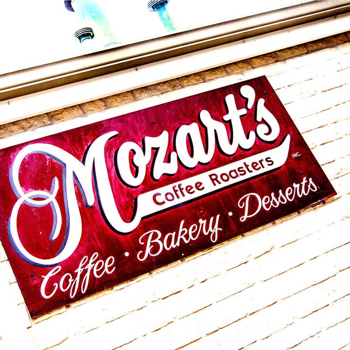 South Austin Gallery - Wholesale Coasters - Mozart's Coffee Roasters Ceramic Coaster