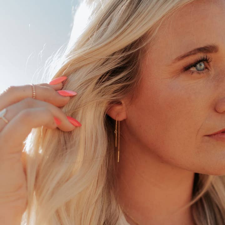 Mauve Jewelry Co. - Wholesale Dangle Earrings - Aria Classic Threaders4