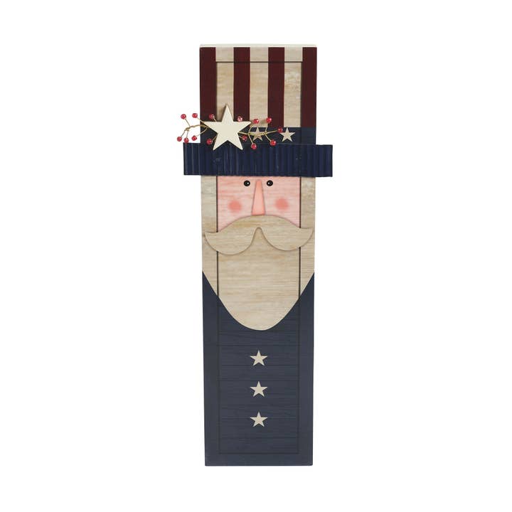 VHC Brands - Wholesale Sign - Uncle Sam MDF Block Sign 15x5x1
