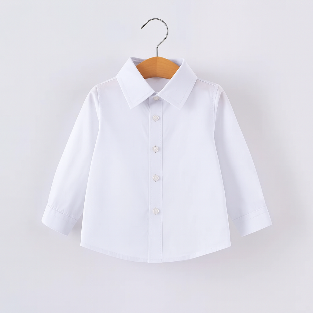 Fennco Styles - Vendita all'ingrosso Completino - Neonati - Camicia, pantaloni e gilet da cerimonia bianco kaki, completo da bambino, 3 pezzi2