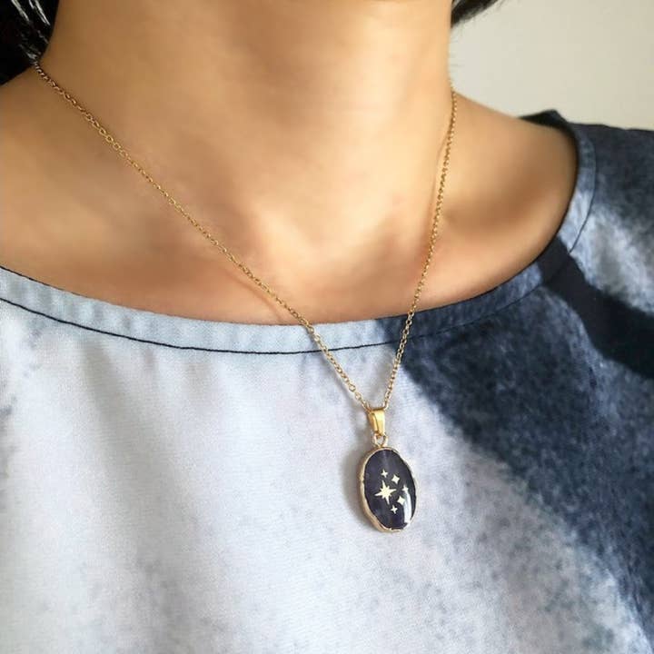 Ashlen - Wholesale Pendant/Charm Necklace - CELESTIAL ASTROLOGY NECKLACE1