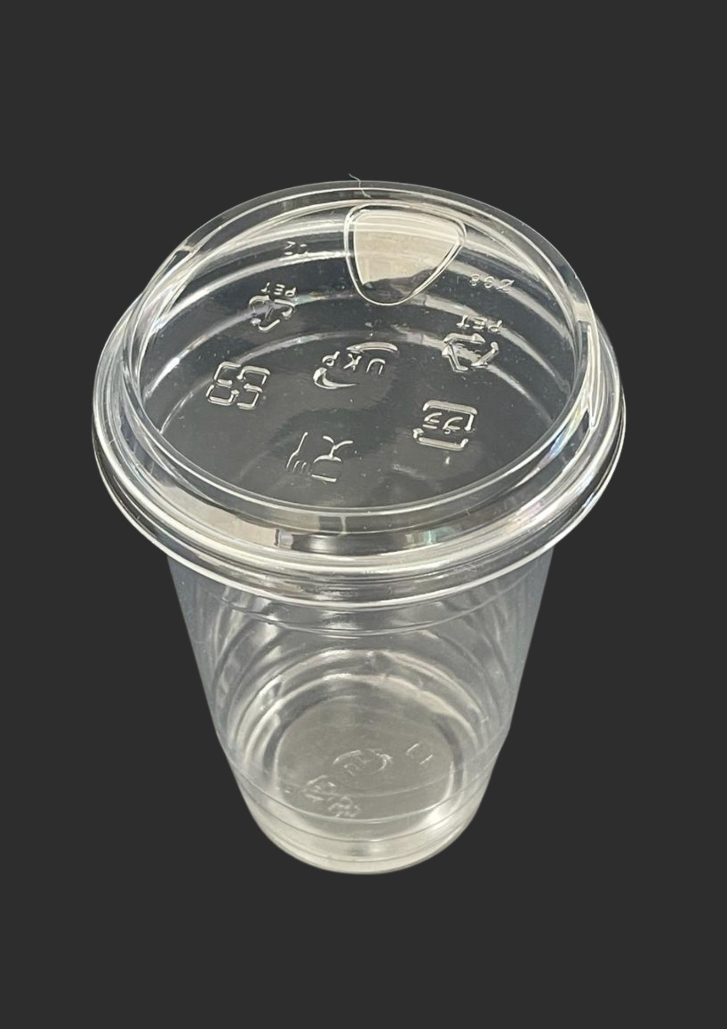 UNIMIX FLORAL - Wholesale Disposable Cup - Disposable PET Cup & Lid 98mm In Various Sizes & Types 50/PK15