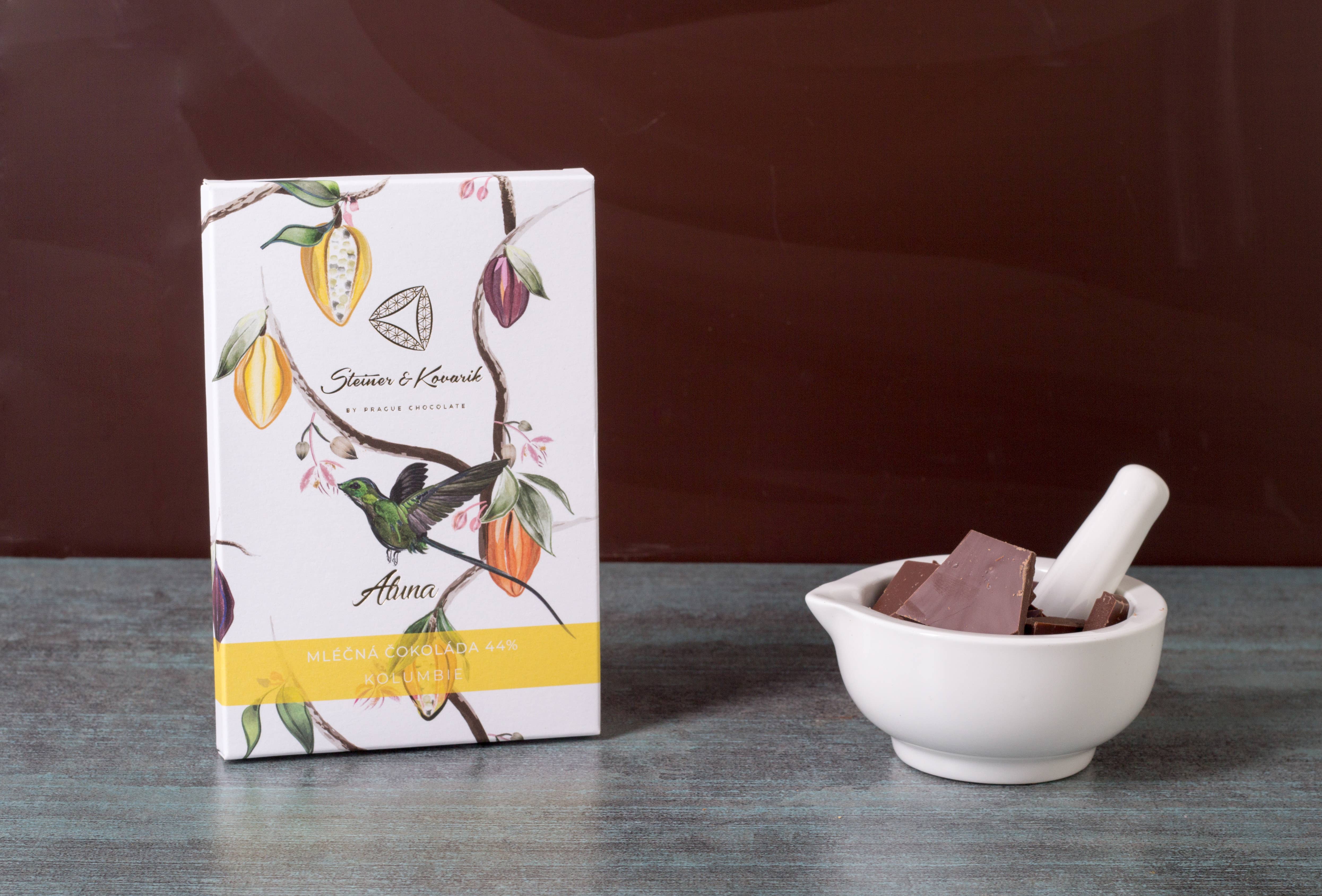 Prague Chocolate - Wholesale Chocolate Bar - Aluna Bar - 44% Milk Chocolate5