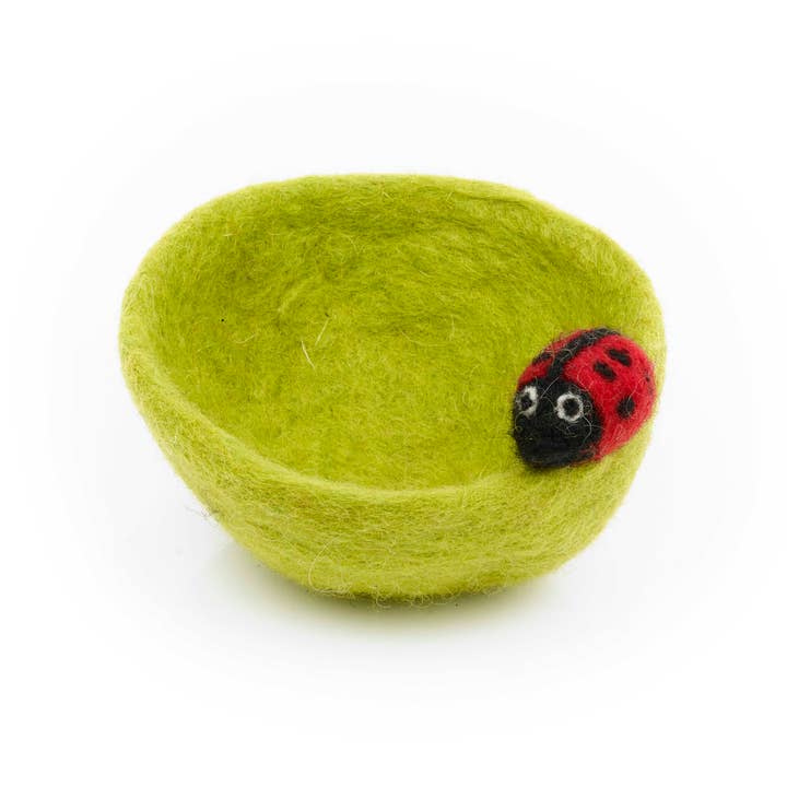 Felt So Good – wholesale Jewellery dish – Handmade Felt Garden Bugs Trinket Dish Home Decoration2