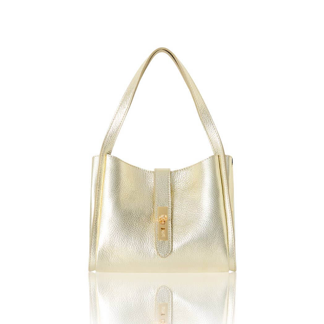 MONTTE DI JINNE – Engroshandel Skuldertaske – til kvinder – Skuldertaske i ægte læder – Elegant med flere rum12