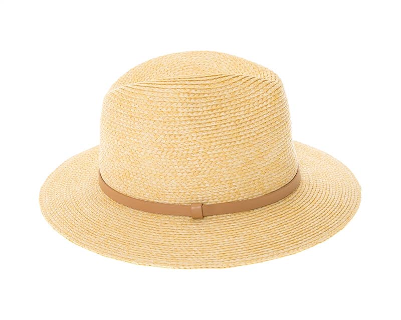 DNMC - Vente Chapeau de paille – femme - Chapeau Fedora en Paille de Raphia pour Femme - Chapeau d'Été Élégant12