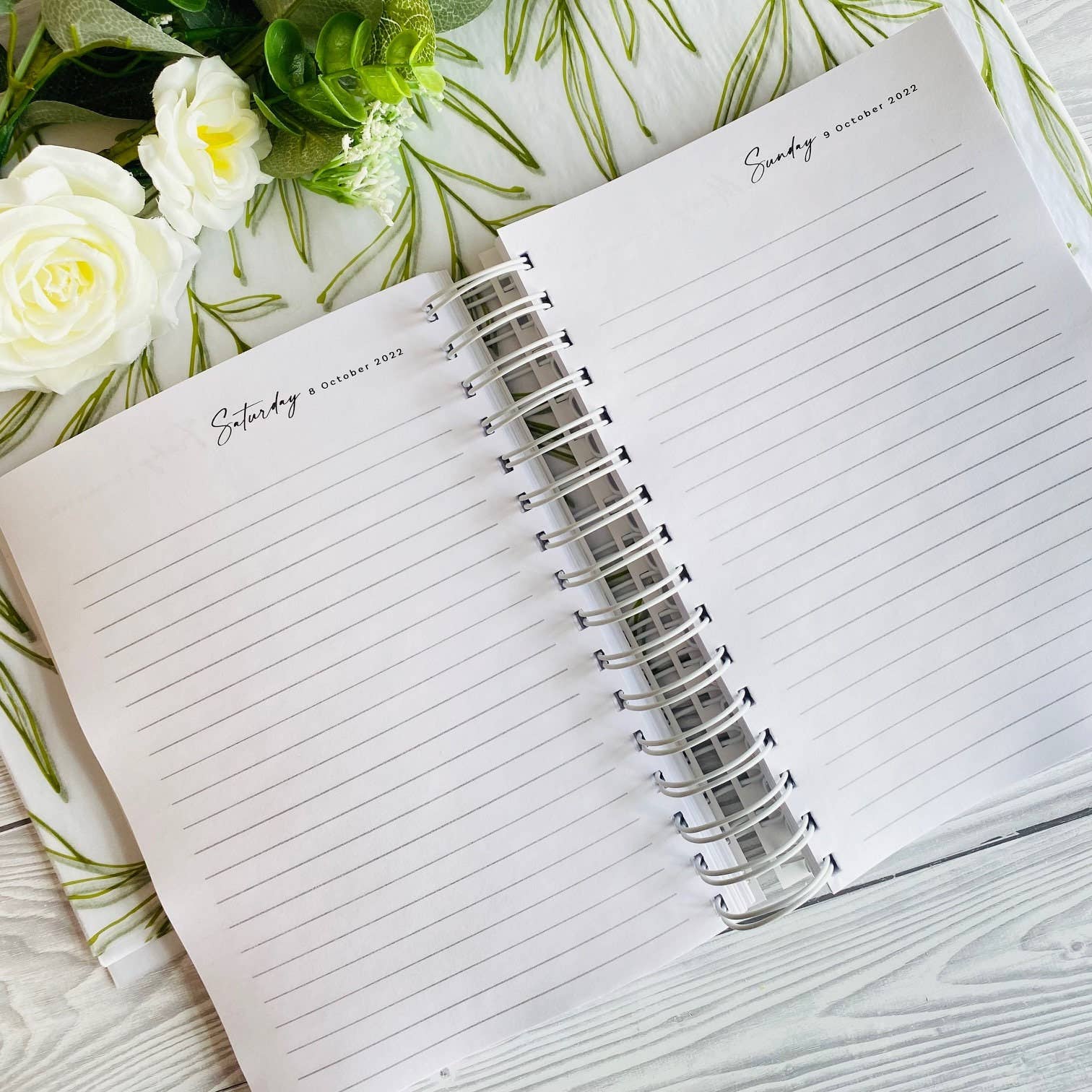 SR Creative Studio – wholesale Planner – 2025 Custom Name Planner with Recycled Paper and Wire Bound2