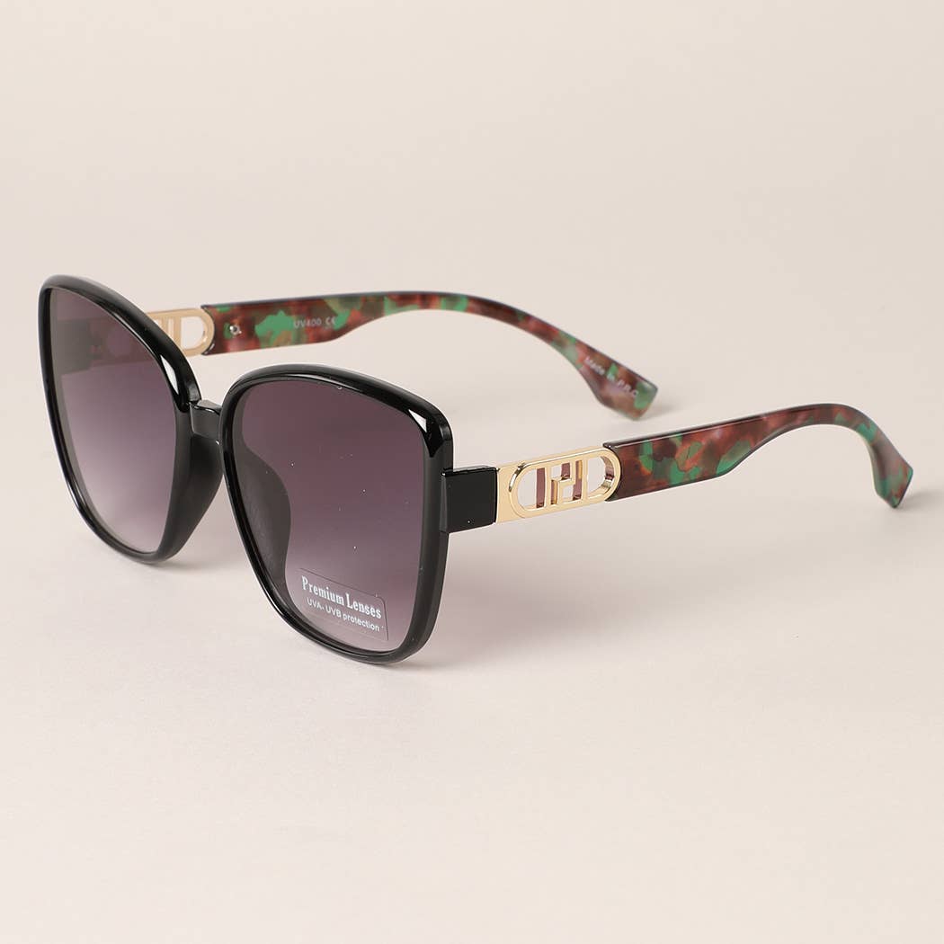  ASSORTED COLOR Thin Multicolored Frame Large Lenses Sunglasses for wholesale on Faire5