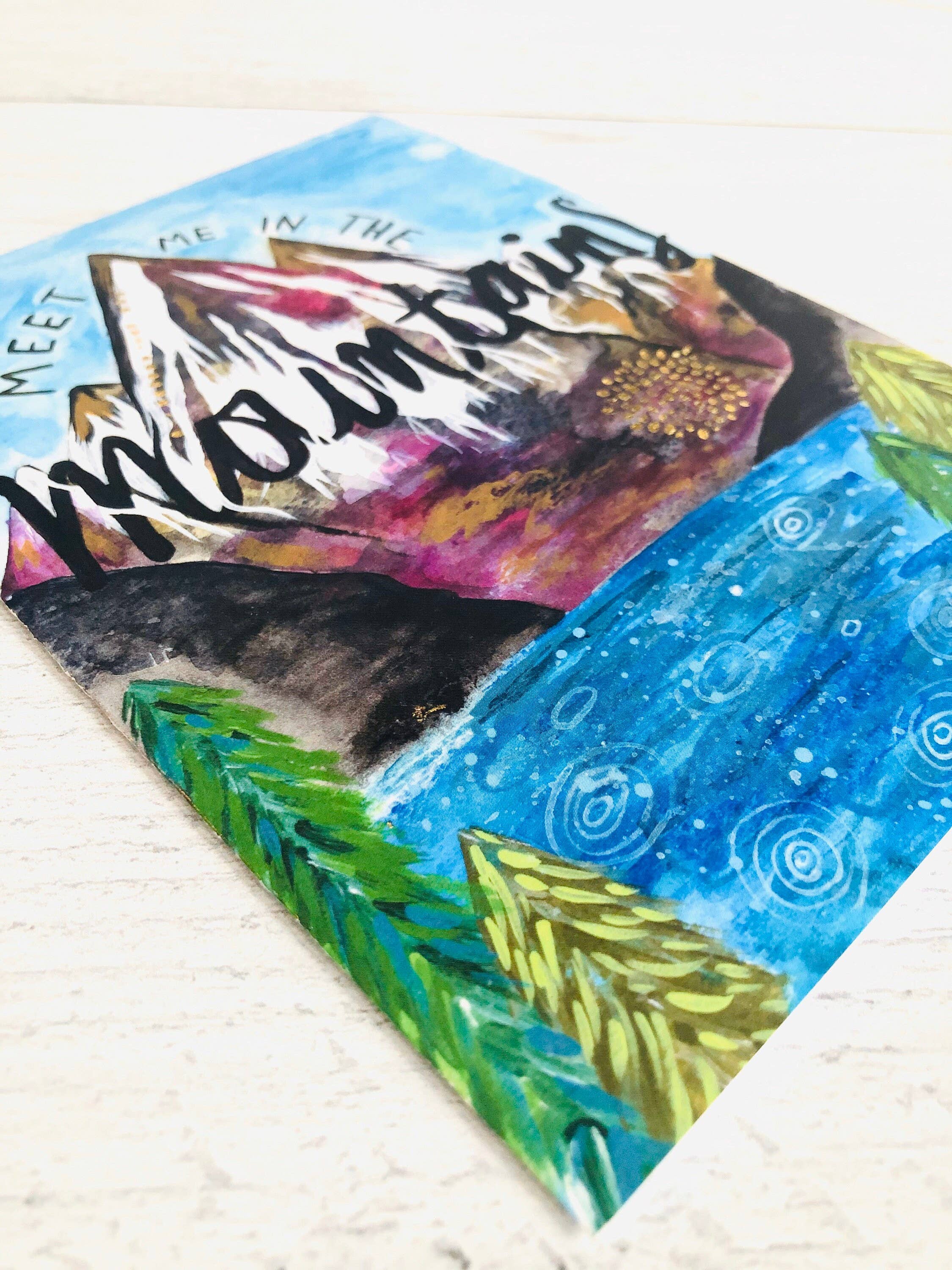 A Quartzy Life - Wholesale Everyday Greeting Card - Meet Me in the Mountains Card1
