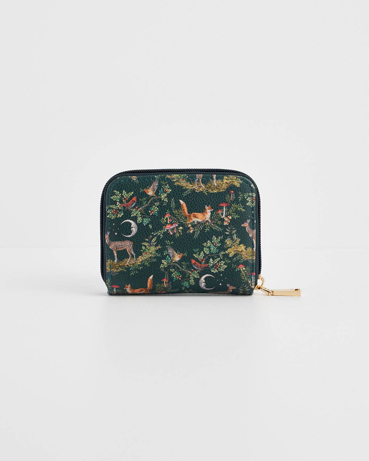 Fable England - Wholesale Coin Purse - Women's - Into the Woods Green Small Purse3