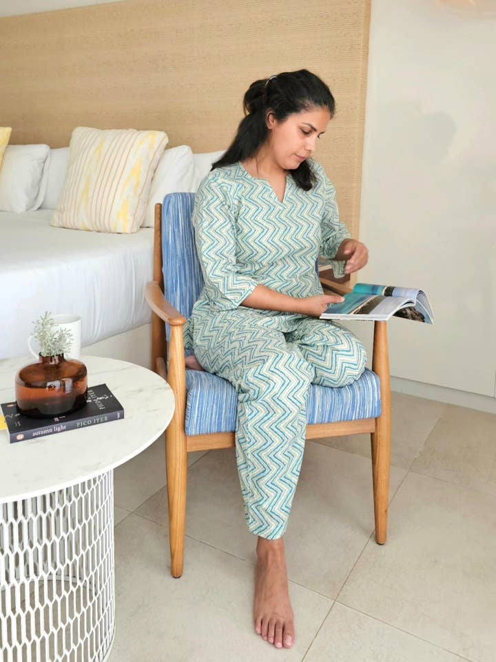 Pyjamaset Kurta für den Großhandel von Peacock