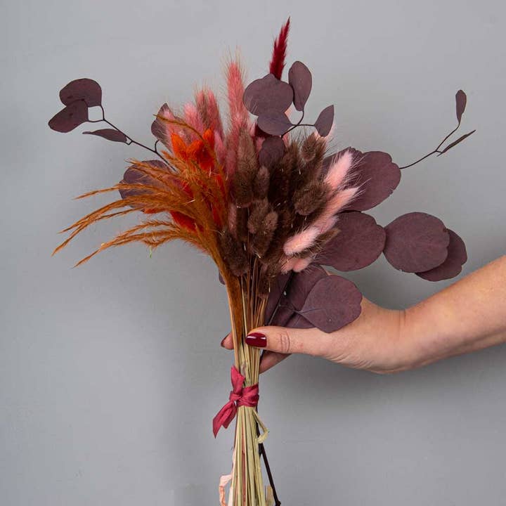 ‘Burgundy B&sh’ for wholesale by pampas studio uk