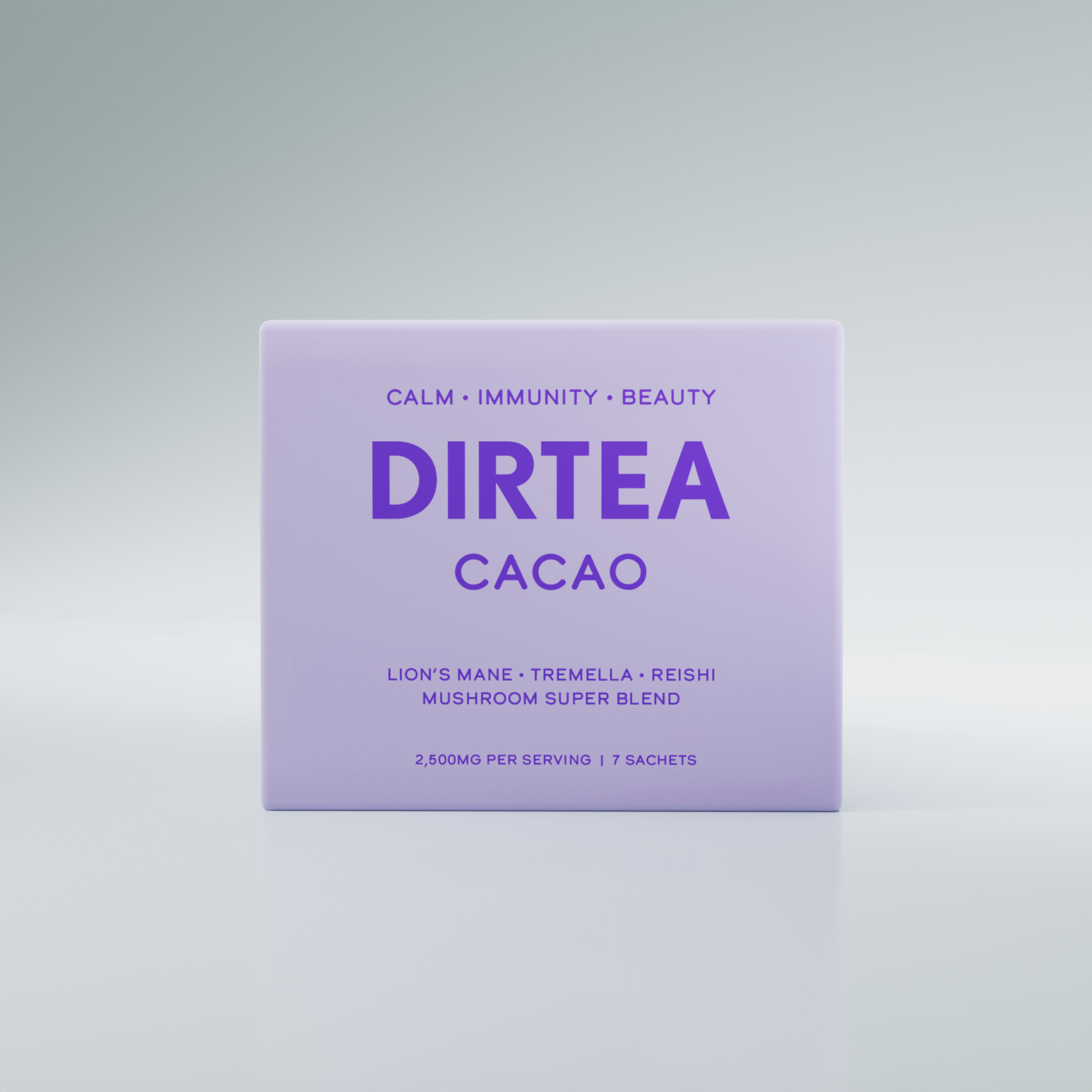 DIRTEA – wholesale Health/detox tea – Mushroom Cacao x 7 Sachets 1