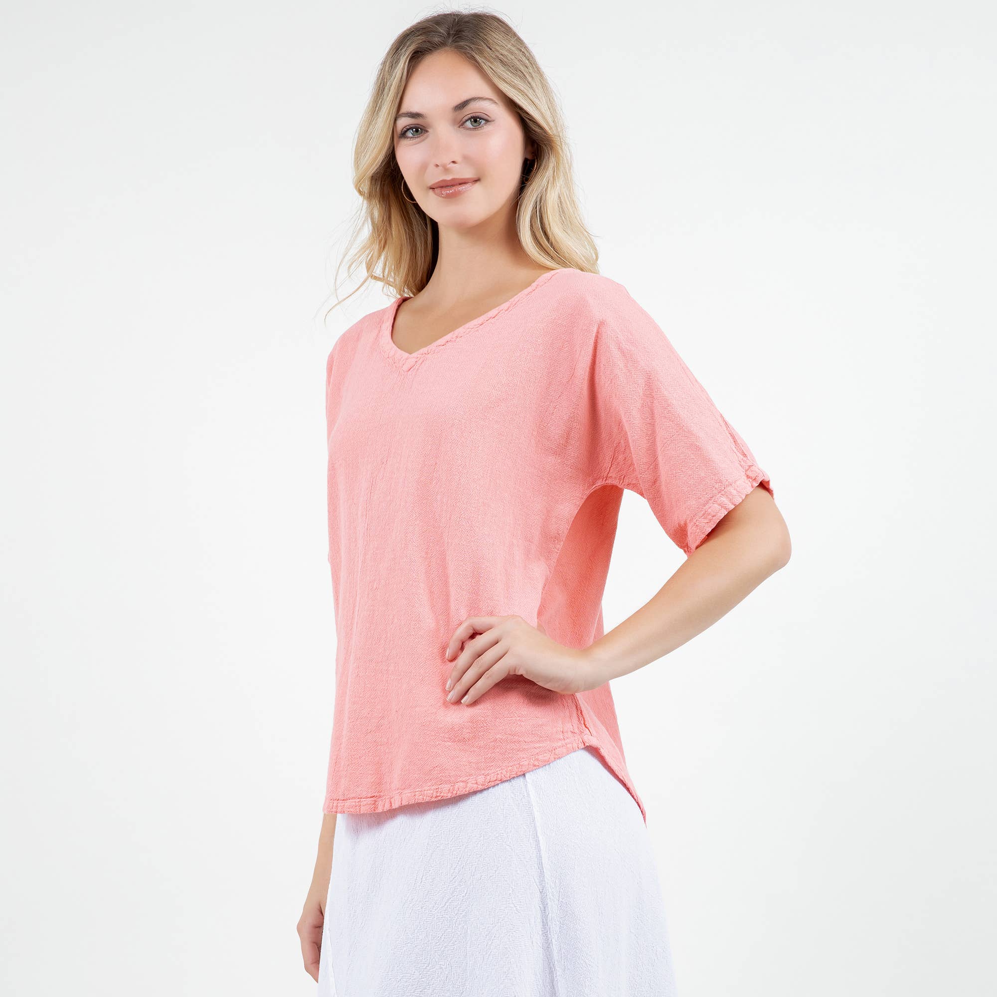 Cottonways – wholesale Blouse – Women’s – Mary Top 100% Cotton Gauze48