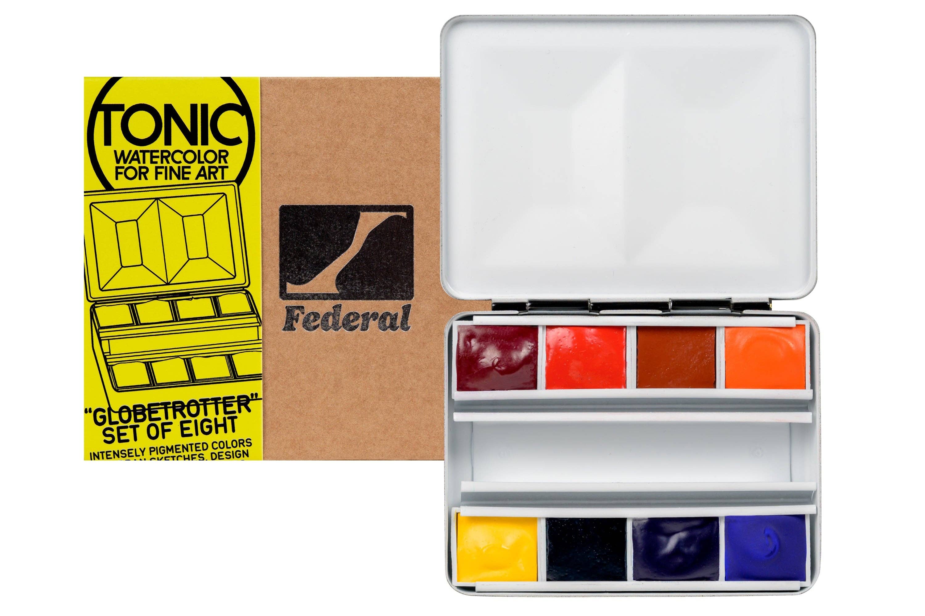 Federal Color - Wholesale Watercolor Paint - Tonic Watercolors, Globetrotter Set of 81