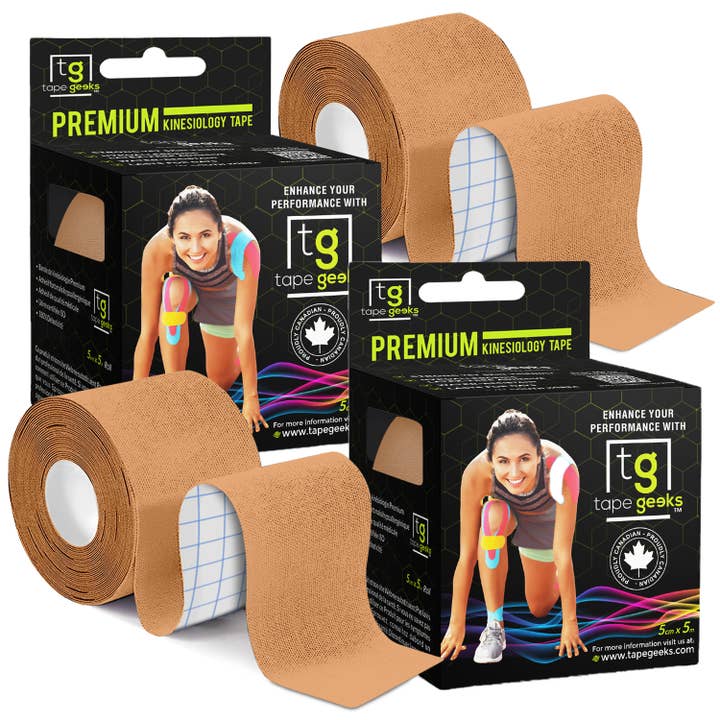Tape Geeks - Wholesale Sports & Outdoor - 2-Pack Premium Kinesiology Tape1