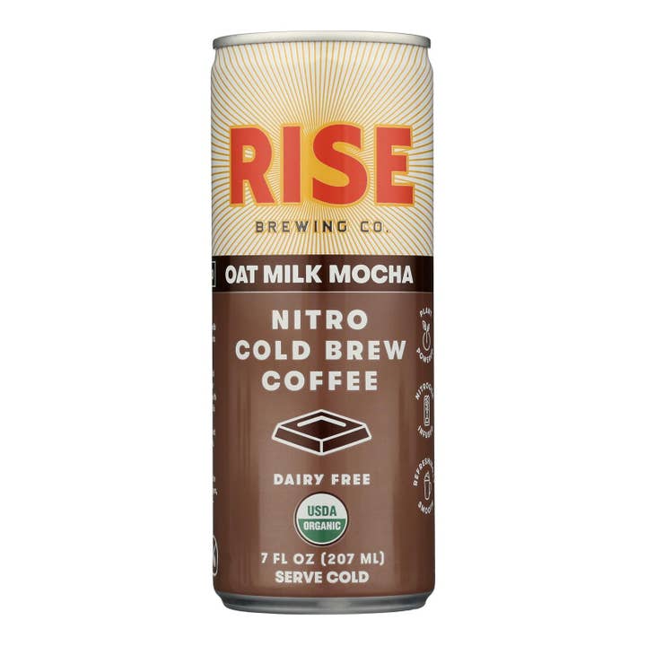 Rise Brewing Co. Nitro Mocha Latte, 12-Pack, 7 oz Cans for wholesale by Everyday Supply Co