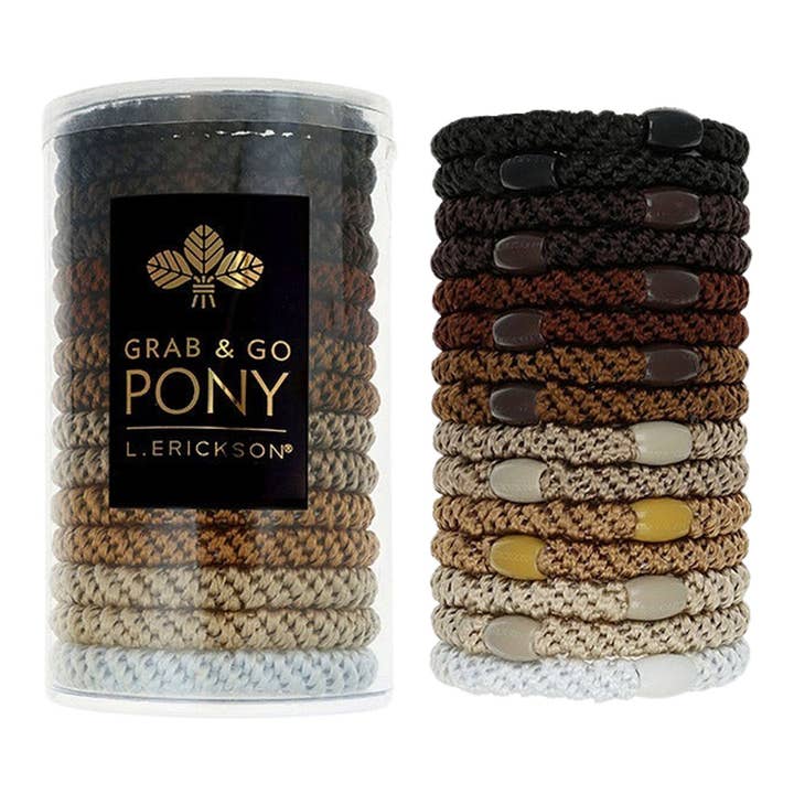 France Luxe/L. Erickson - Wholesale Hair Tie - Grab & Go Pony Tube32