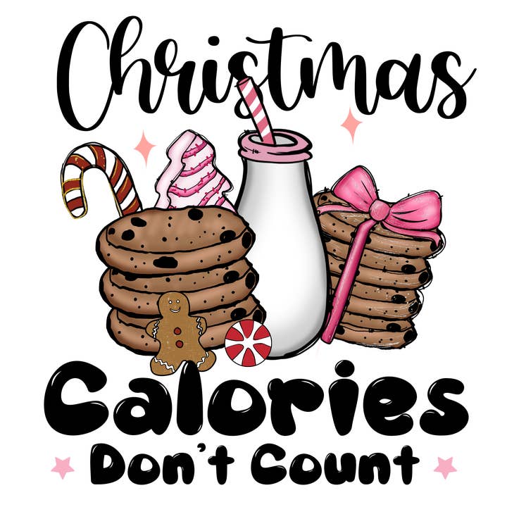 Les calories de Noël ne comptent pas pour la vente par Unhinged Sticker Co.