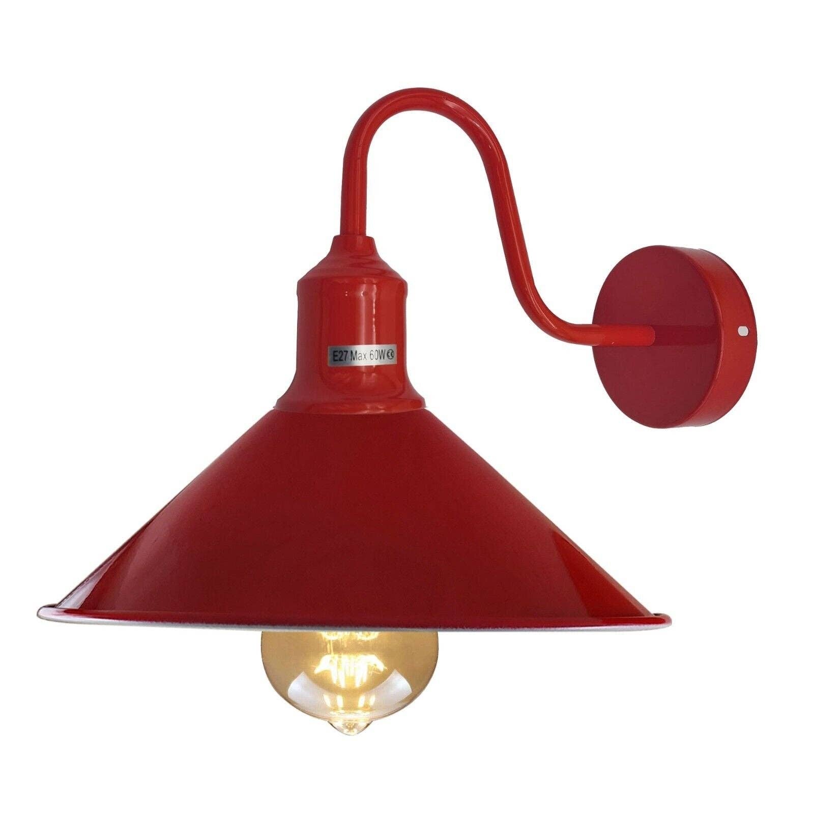 Ledsone – wholesale Sconce – Vintage Retro Industrial Wall Light Shade Metal Lampshade Sconce Wall Lights-408018