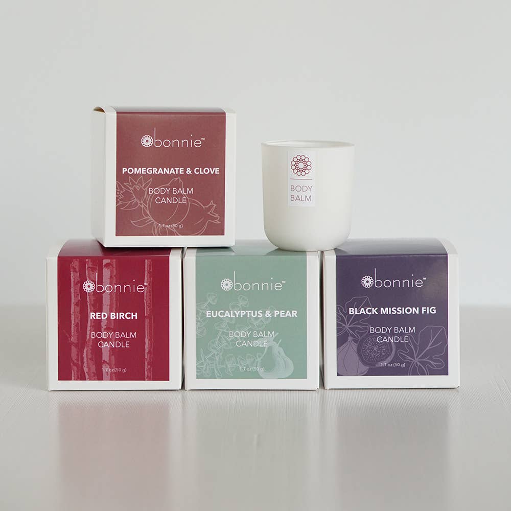 Bonnie Skincare - Wholesale Jar/Filled Candle - Body Balm Candle / Red Birch (60 g) Lotion Candle1