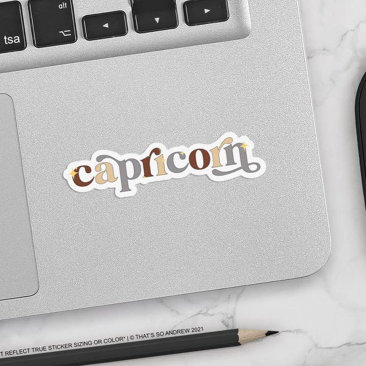 That’s So Andrew - Vente Autocollant - Autocollants rétro en vinyle Zodiac8