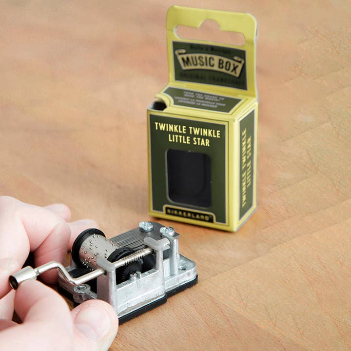 Kikkerland Design Inc - Wholesale Music Box - Kids & Baby - Twinkle Twinkle Little Star Crank Music Box