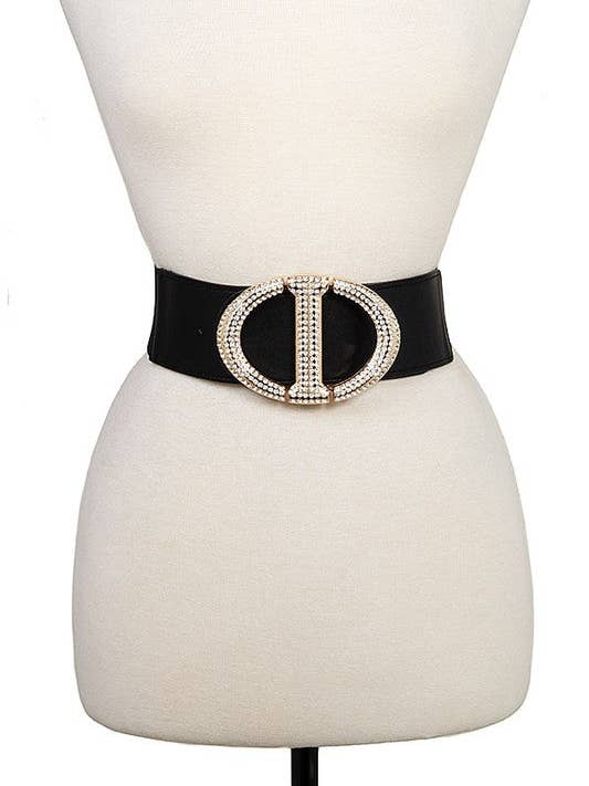 STRASS PAVE GESP ACCENT STRETCH RIEM voor wholesale door Andrea Bijoux