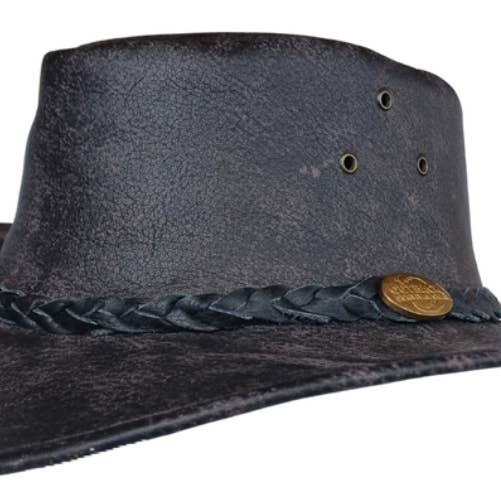 Outback Survival Gear - Maverick Crusher Hat - Coffee Rock 2 for wholesale by Australian Country Outfitters