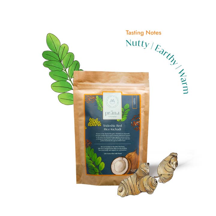 Prana Kitchens - Wholesale Whole grains - Tridoshic Red Rice Kichadi1