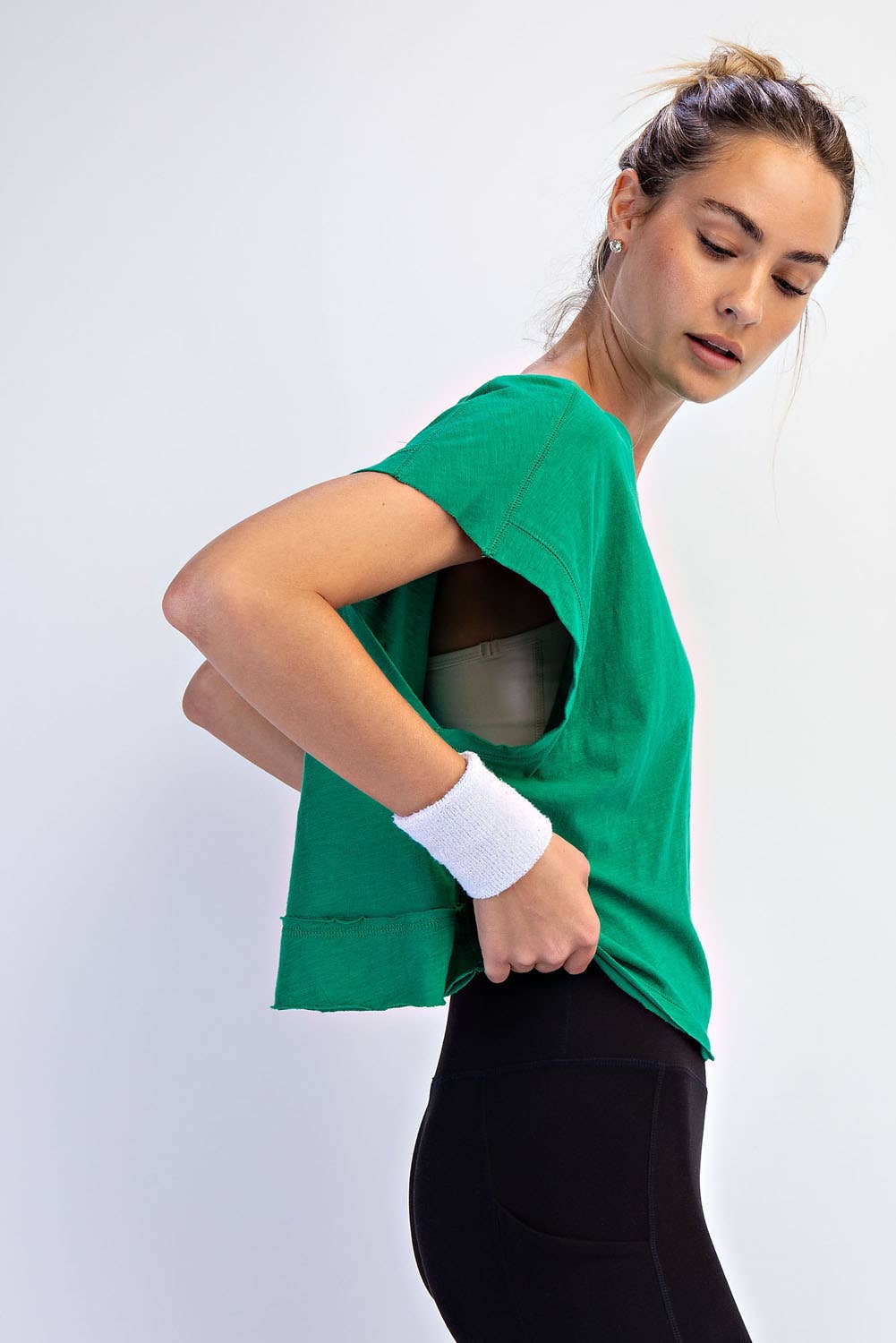 Rae Mode - Wholesale Shirt - Women's - COTTON SLUB OPEN BACK TOP34