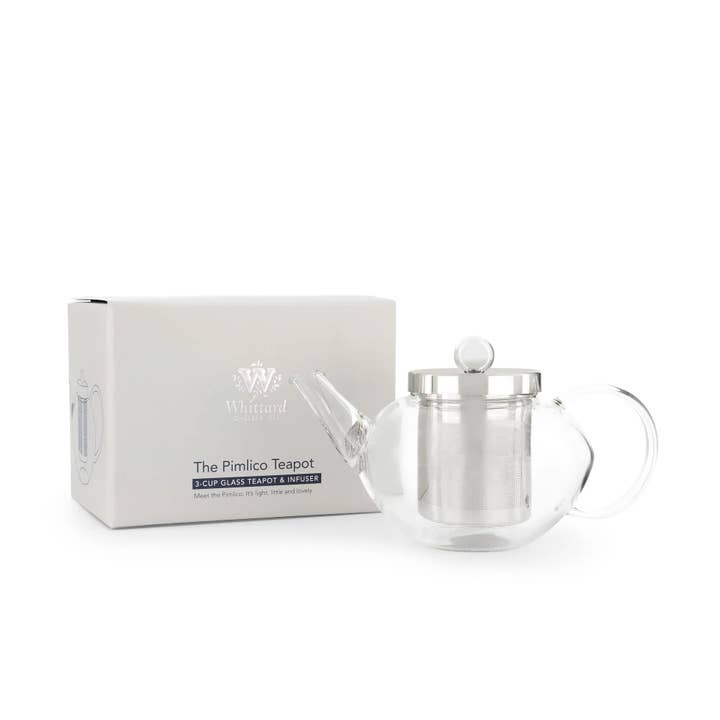 Whittard of Chelsea - Wholesale Tea Pot - Pimlico Glass 3-cup Teapot with infuser