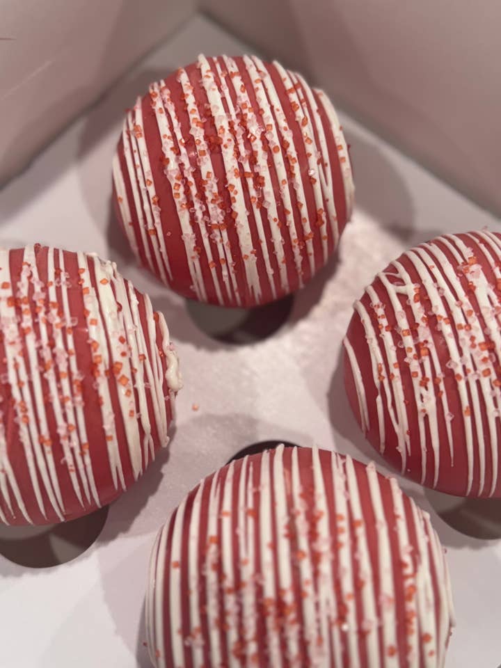 Valentine's Day Red Velvet Hot Cocoa Bomb for wholesale by Curvy Girl Swim Co
