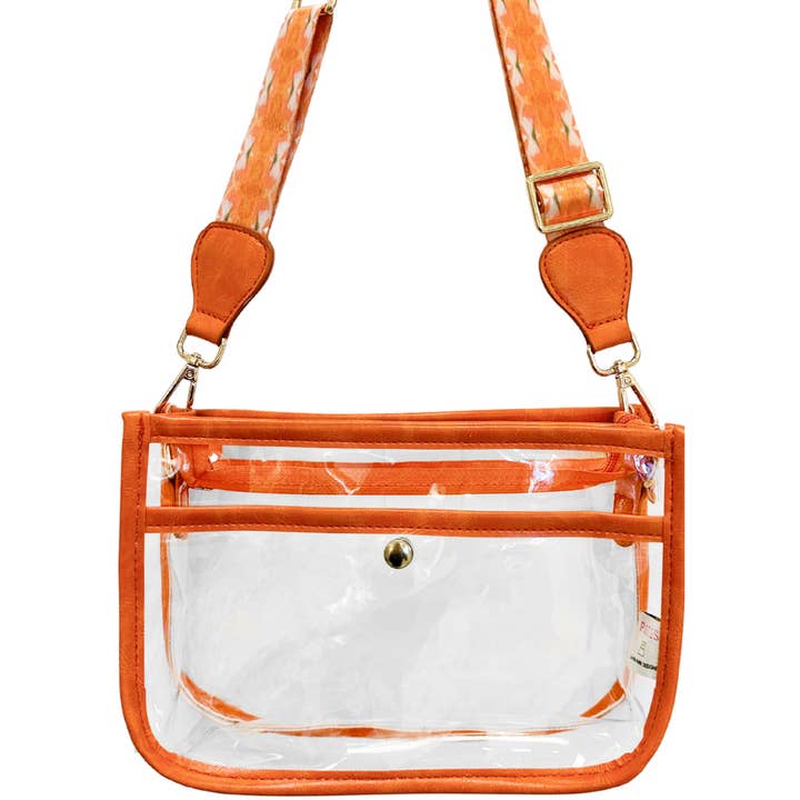 Laura Park Designs - Wholesale Crossbody Bag - Women's - Pieces x Laura Park, Orange Blossom Stadium Bag